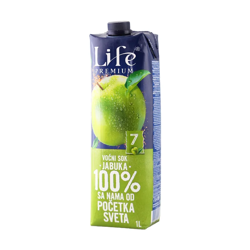 Sok jabuka life 100% 1 l Nectar