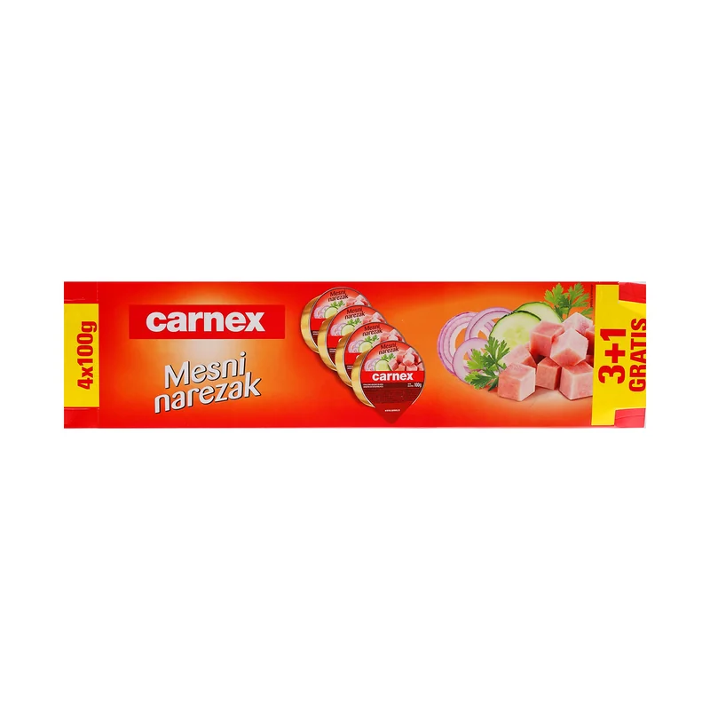 Mesni narezak 100 g 3+1 gratis Carnex