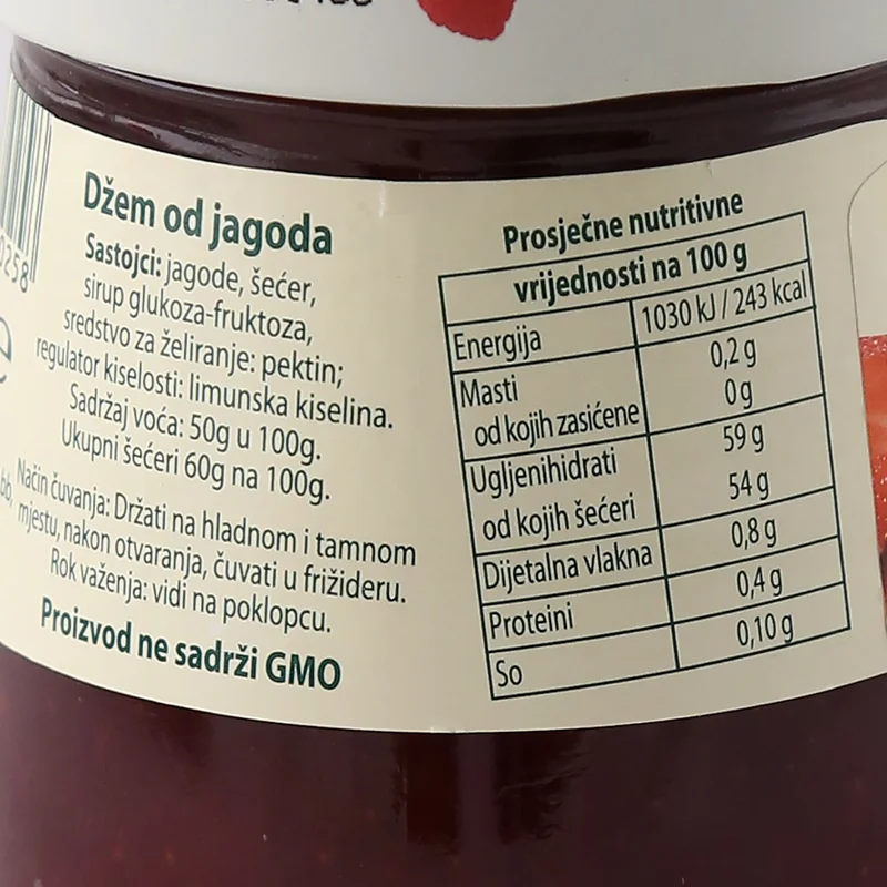 Džem od jagoda 340 g Menz & Gasser