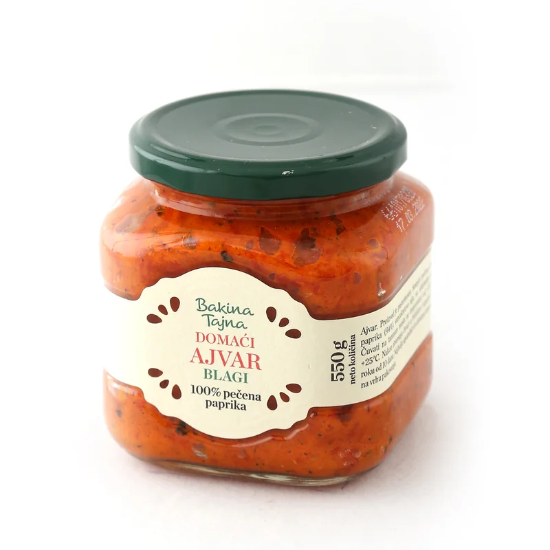 Ajvar domaći pravi 550 g Bakina tajna