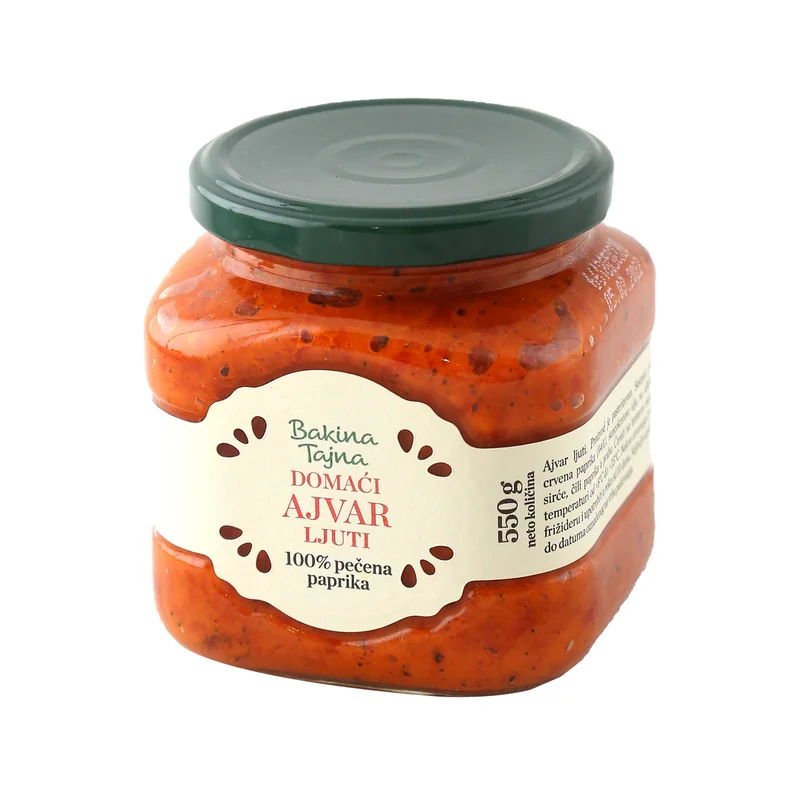 Ajvar domaći ljuti 550 g Bakina tajna