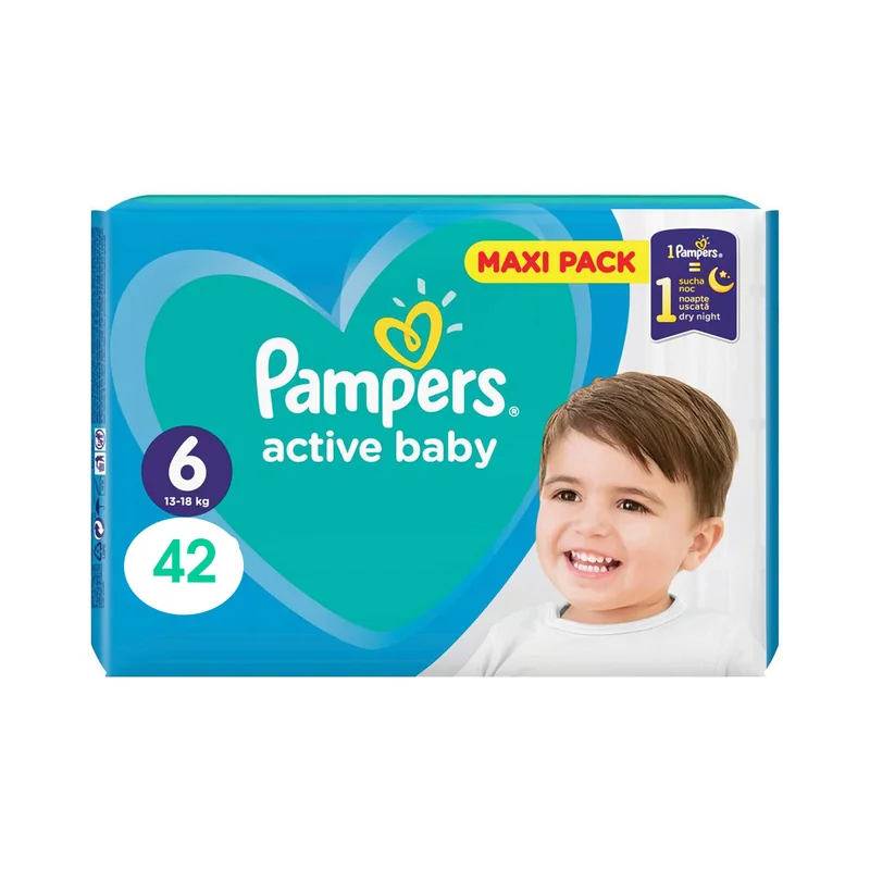 Pampers pelene act baby 6 xxl vpp 40 kom