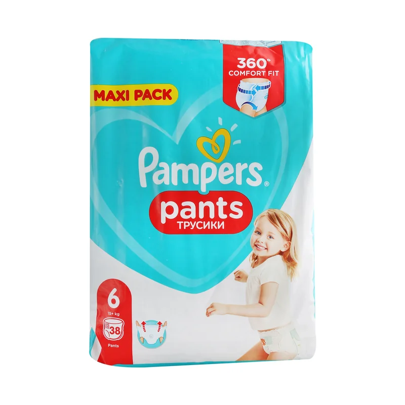Pampers pelene pants JP 6 extra largfe 36 komada
