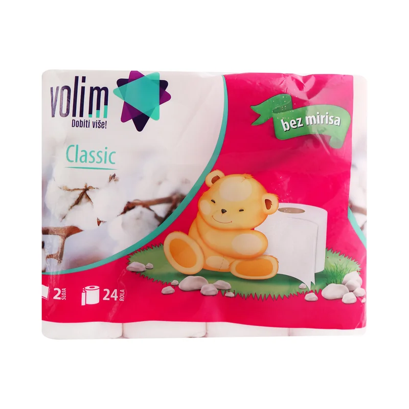 Toalet papir dvoslojni 24 komada Volim