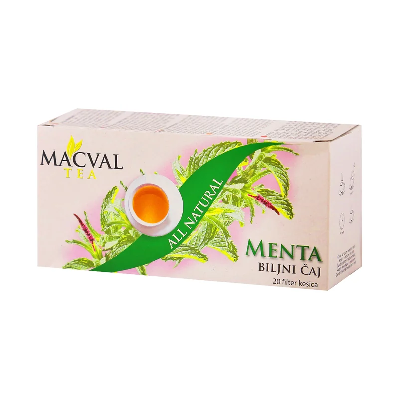 All natural menta filter čaj 30 g Macval