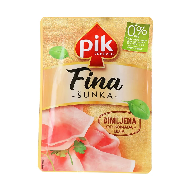 Šunka fina narezana 150 g Pik