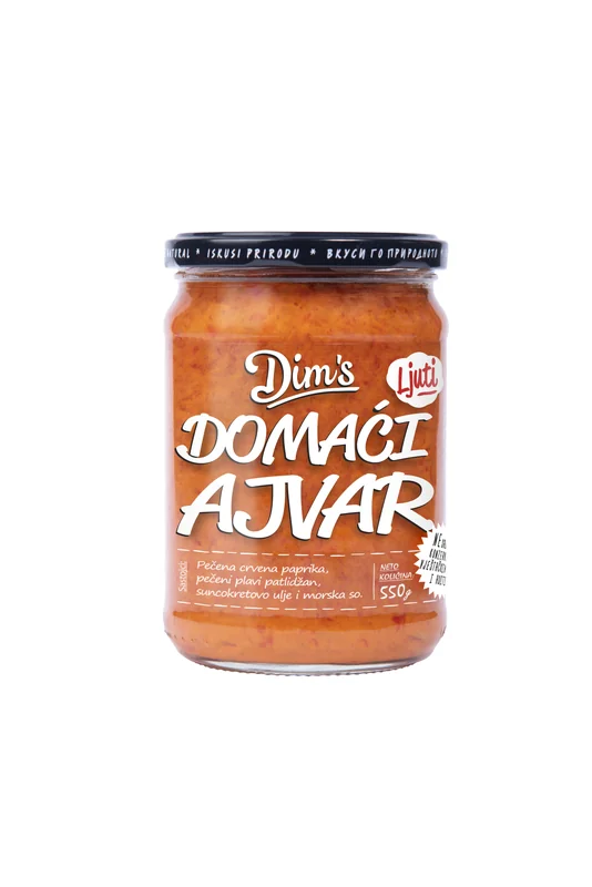 Ajvar domaći ljuti 550 g Dims