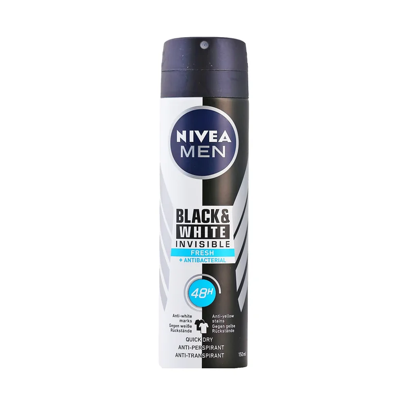 Dezodorans man black & white fresh 150 ml Nivea