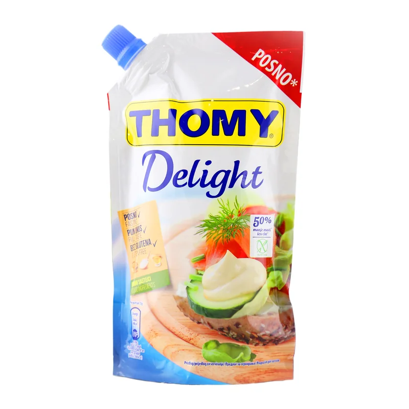 Majonez delight doypak 220 g Thomy