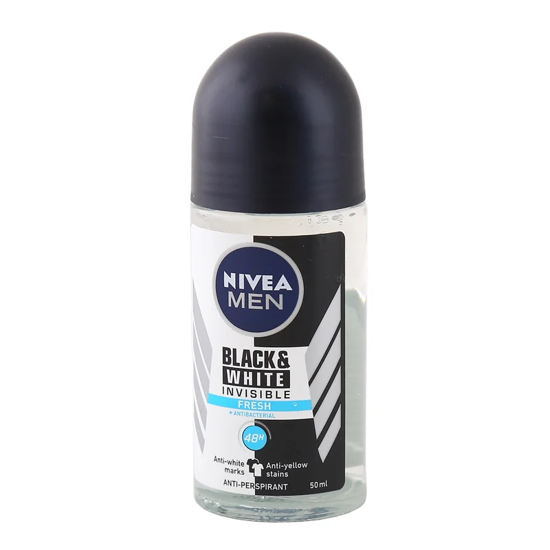 Deo roll on men invisibile black & white fresh 50 ml Nivea
