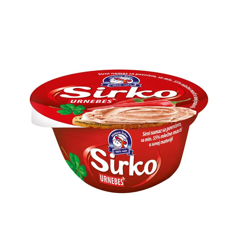 Sirni namaz urnebes Sirko 55% 150 g Šabačka mljekara