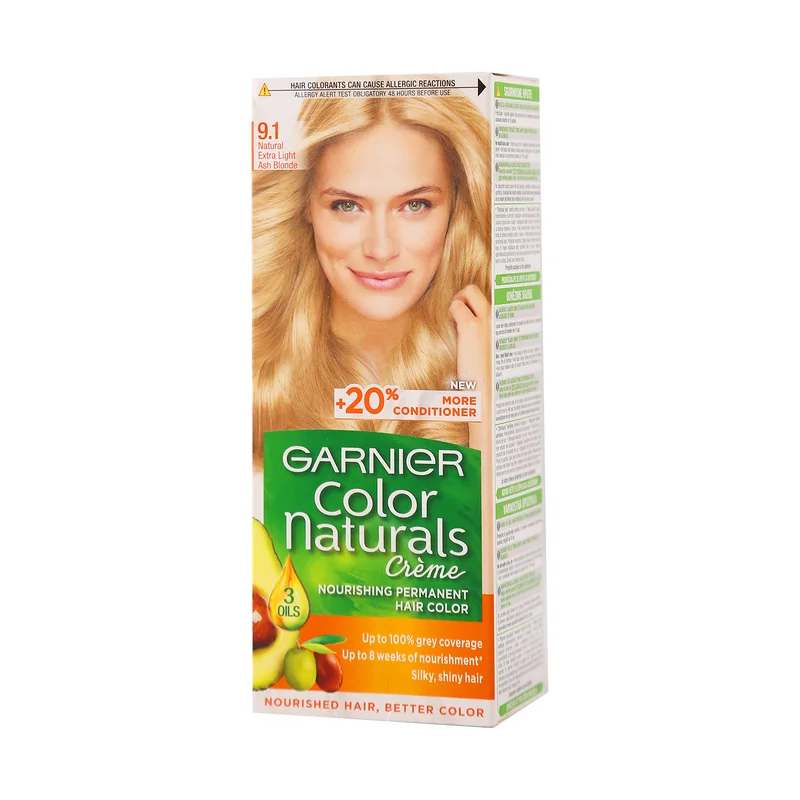 Color naturals 9.1 vrlo svijetlo pepeljasto plava