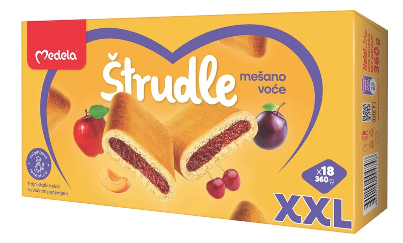 Štrudla miješana 360 g Medela