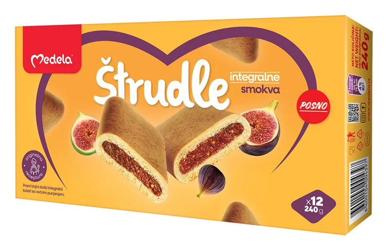Štrudla smokva 240 g Medela