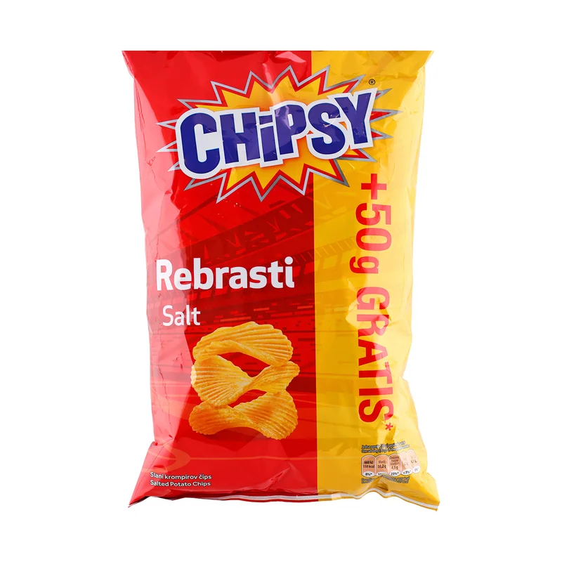 Chipsy slani rebrasti xxl 140 g Marbo
