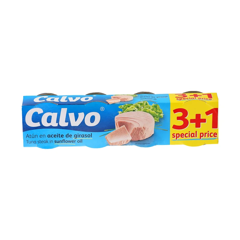 Calvo tuna u biljnom ulju 4x65g