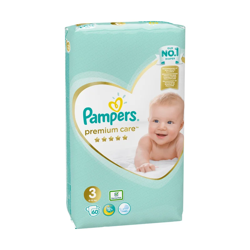 Pampers pelene premium s3 vp 60 kom