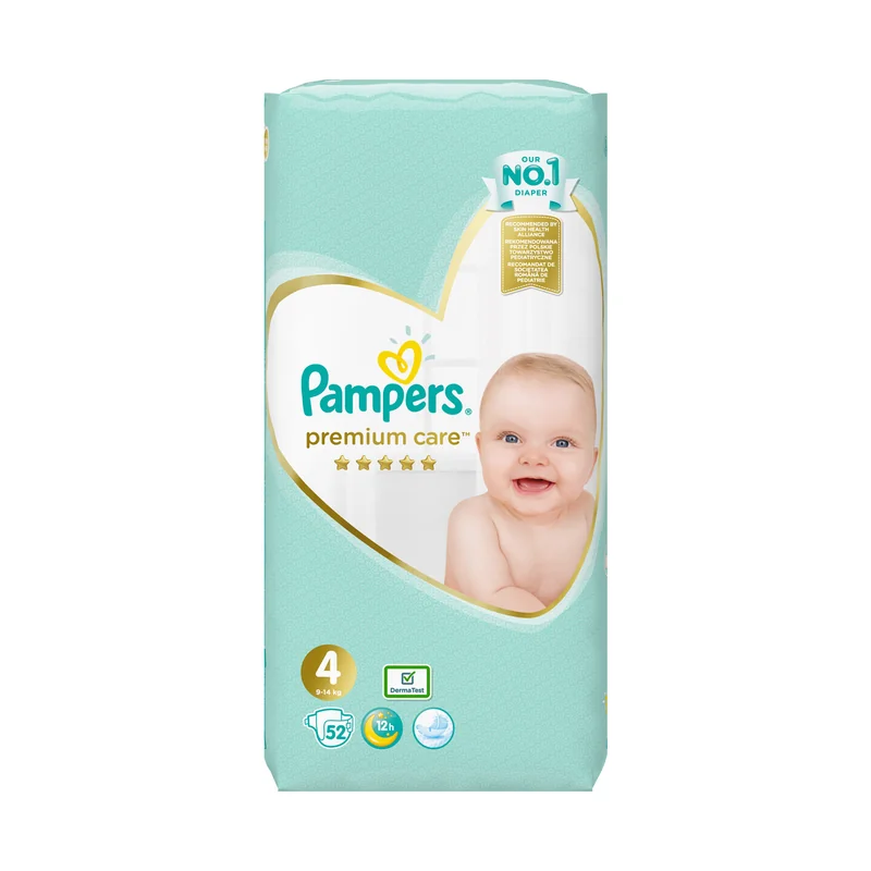 Pampers pelene premium s4 vp 52 kom