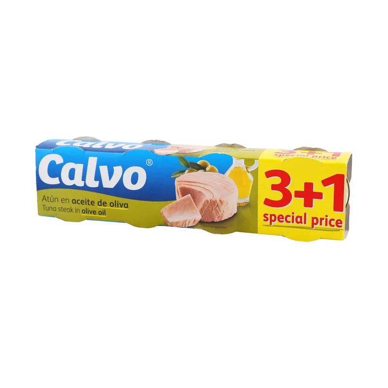 Calvo tinjevina u maslinovom ulju 4x65 g