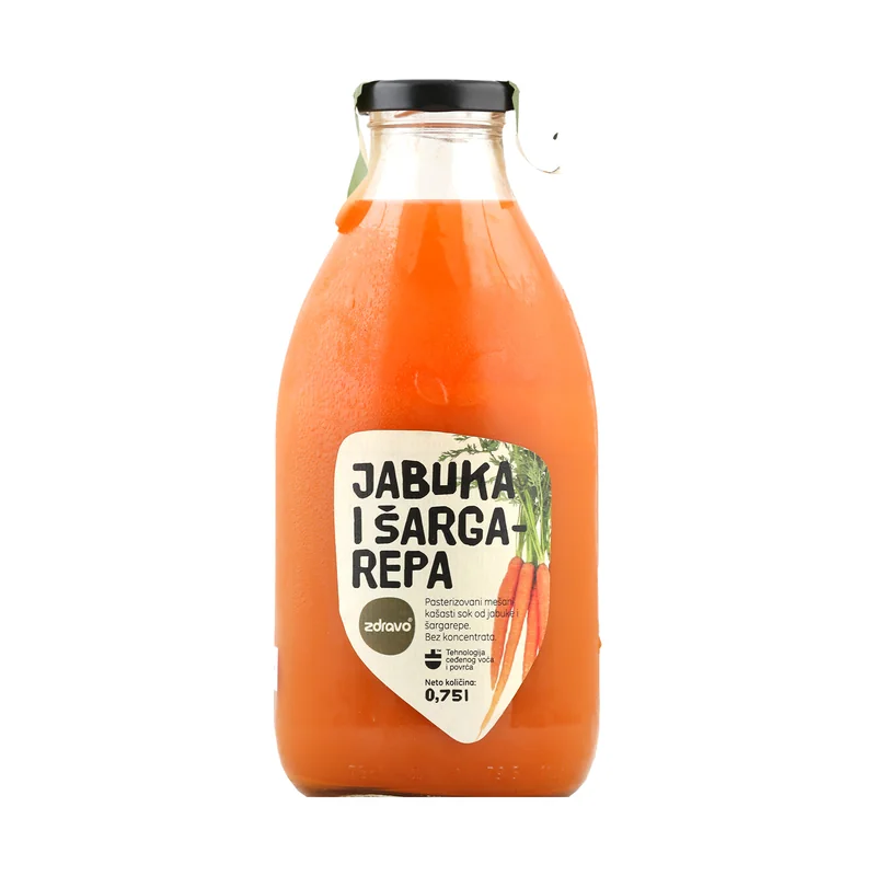 Zdravo sok od šargarepe 0.75 l