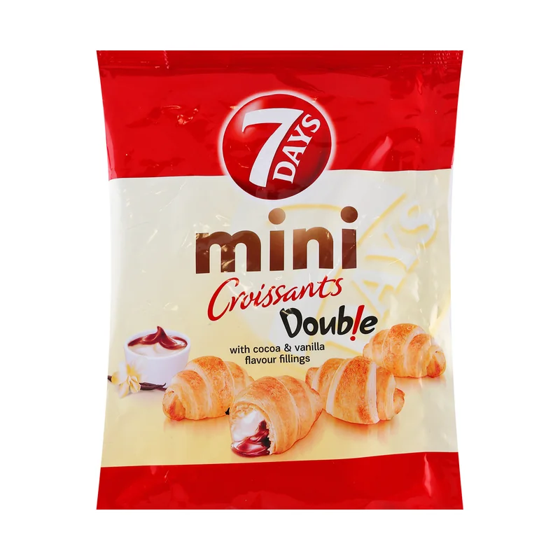 7 Days kroasan mini double kakao i vanila 185 g