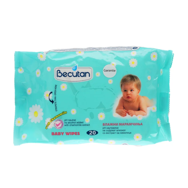 Becutan vlažne maramica kamilica 20 kom