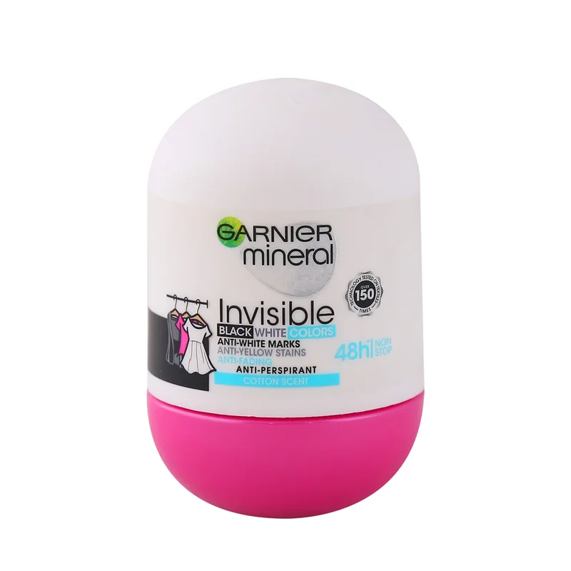Invisible black & white roll-on 50 ml Garnier
