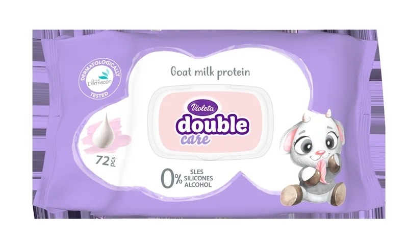 Vlažne baby maramice soft 72 kom Violeta