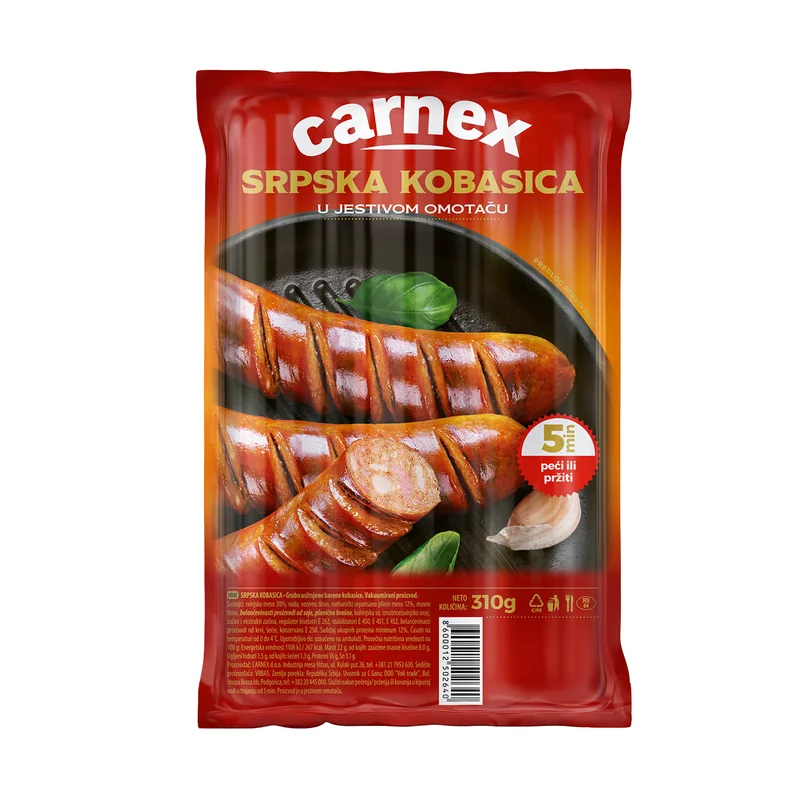 Srpska kobasica 310 g Carnex