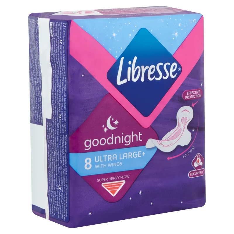 Noćni higijenski ulošci 8 komada Libresse