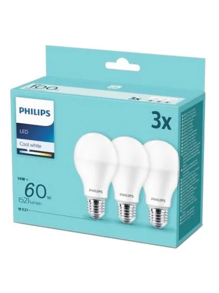 Led sijalica 60w A60 E27 3/1 cool white Philips