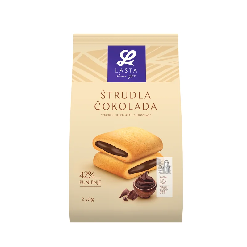Štrudla čoko 250g Lasta