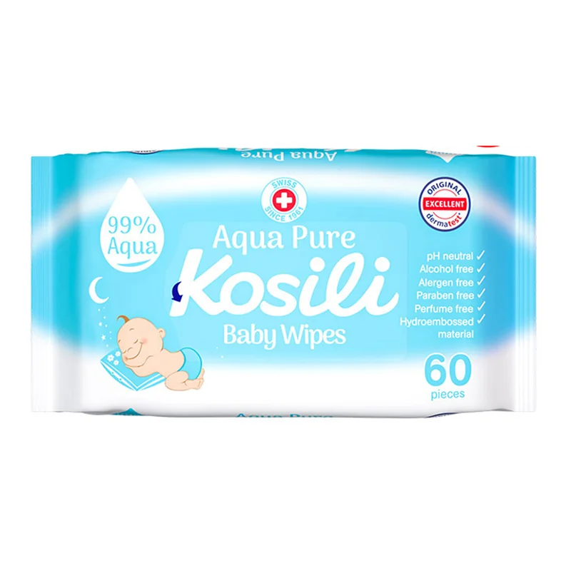 Kosili baby vlažne maramice aqua pure 60/1