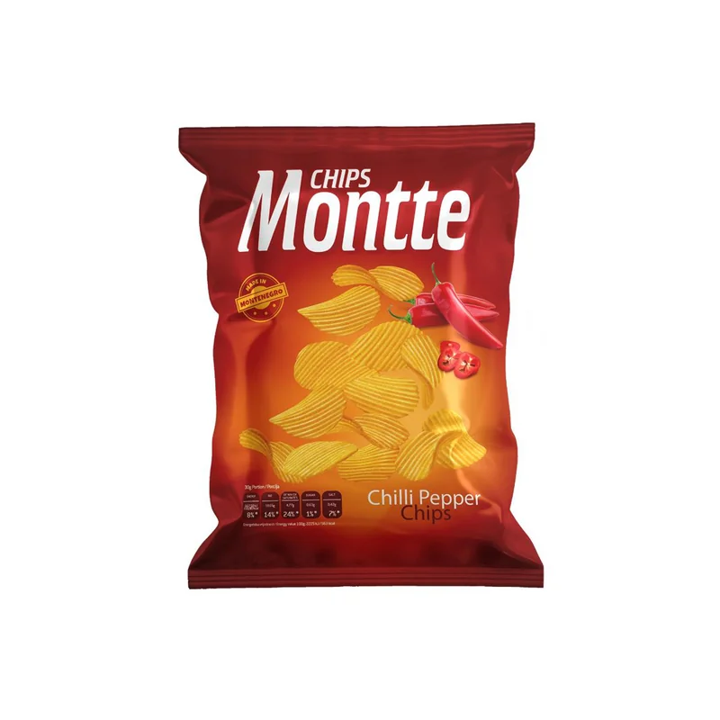 Čips chili 40g Montte Chips