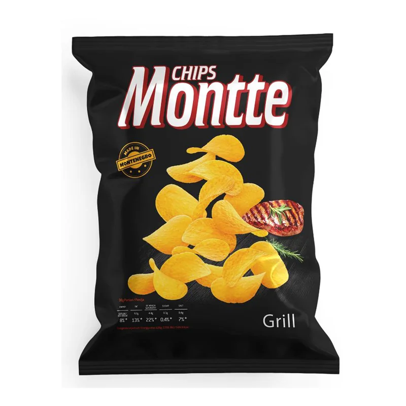 Čips grill 140g Montte Chips