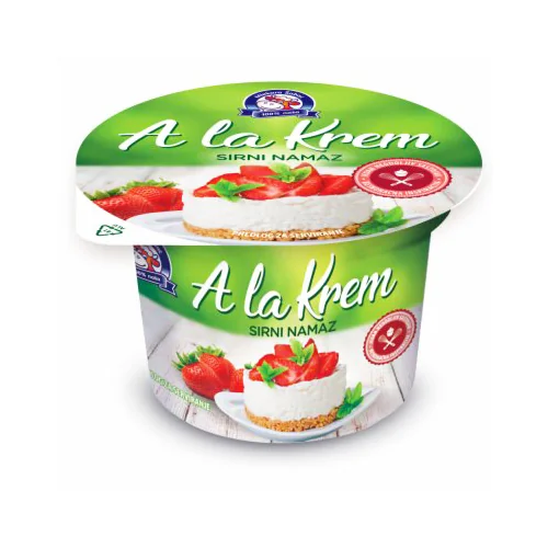 Ala krem sirni namaz 70% 250g Šabačka mljekara