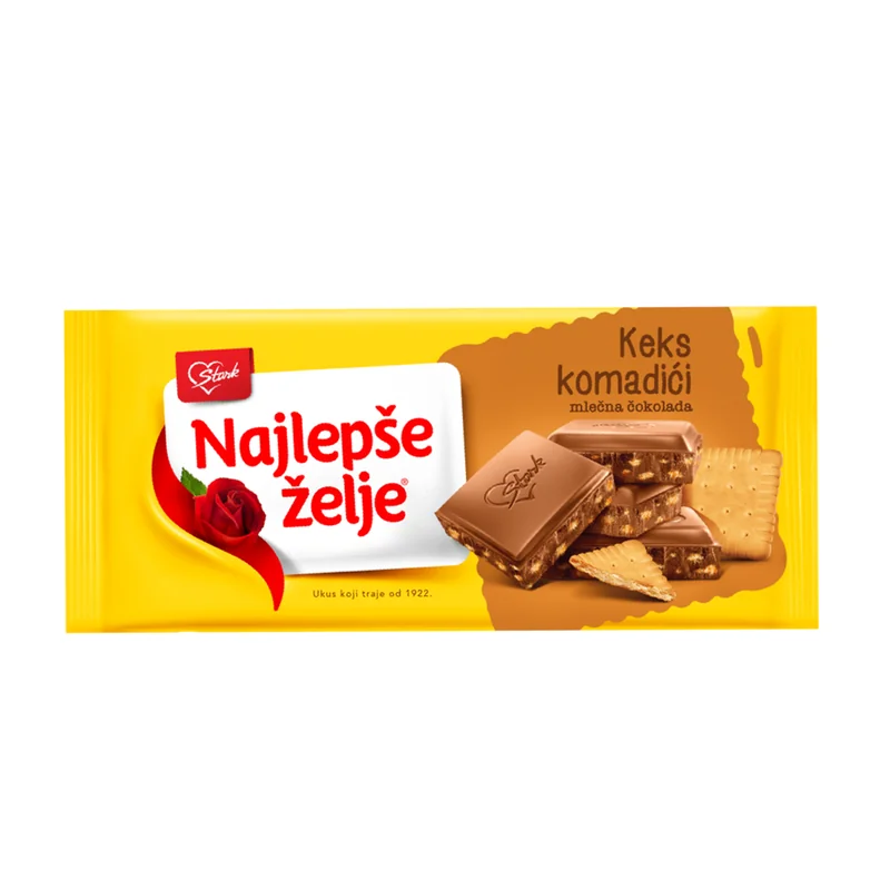 Najlepše Želje čokolada sa keksom 250g Soko Štark