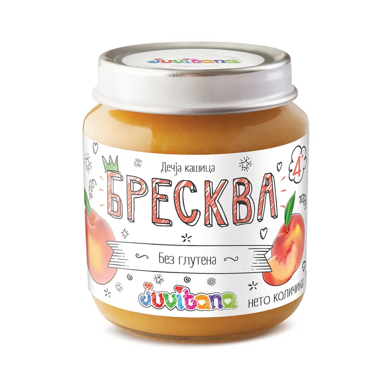 Kašica od breskve 128 g Juvitana