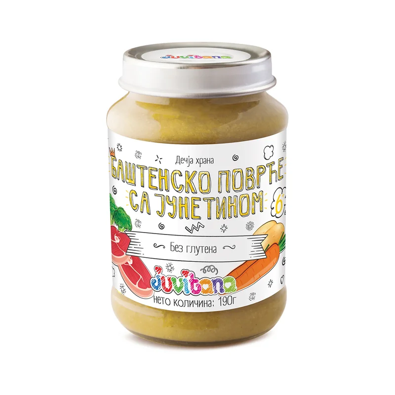 Kašica od povrća sa junetinom 190 g Juvitana