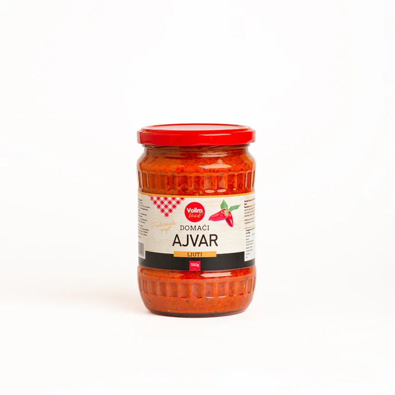Domaći ajvar ljuti 550g Volim