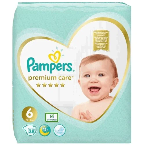 Pampers pelene premium care 6 extra large 38pcs