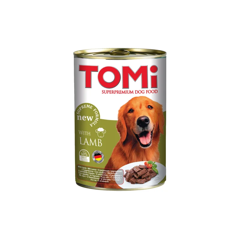 Hrana za pse jagnjetina 400g Tomi