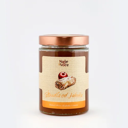 Džem štrudla od jabuka 375g Naše Voće