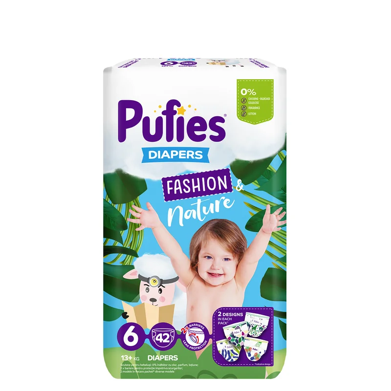 Pufies pelene fashion MP XL 6 (13kg+) 42 kom