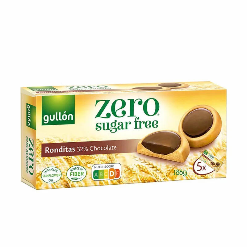 Ronditas 32% čokolada 186g bez šećera Gullon