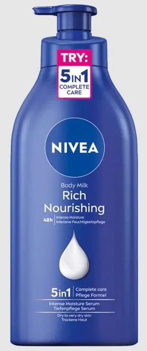 Mlijeko za tijelo sa pumpicom 625ml Nivea