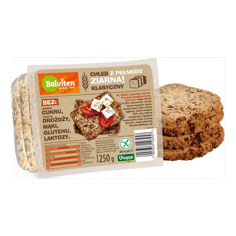 Hljeb sa sjemenkama bez glutena 250g Balviten
