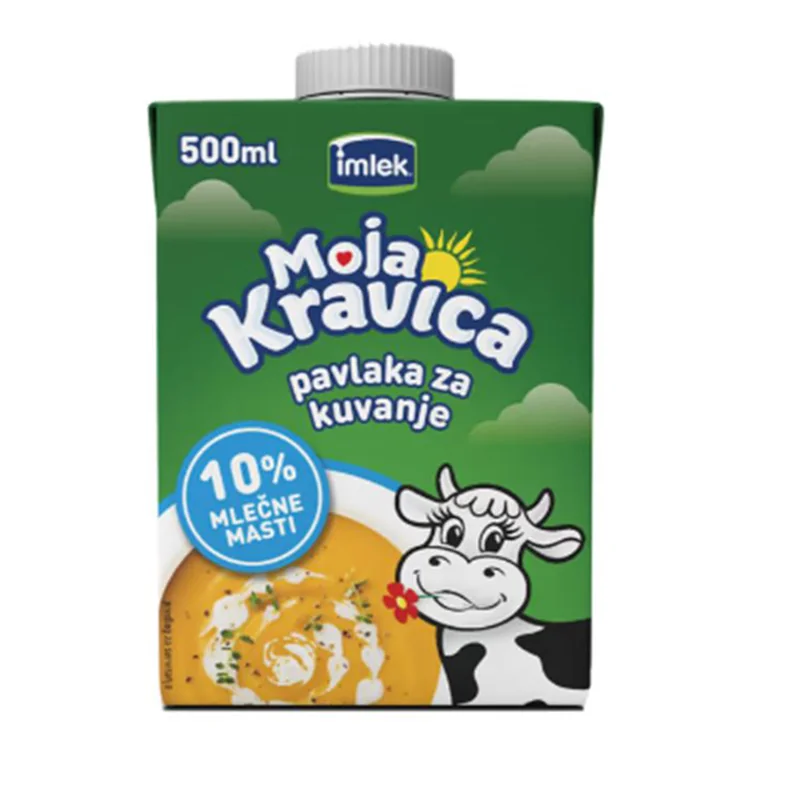Moja kravica pavlaka za kuvanje 10%mm 0.5l tb edge Imlek