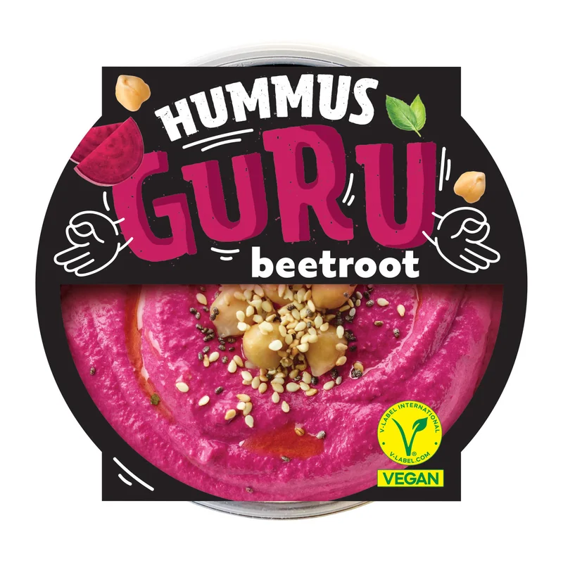 Guru hummus beetroot 180g Ribella