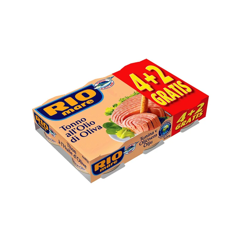 Rio mare tunjevina u maslinovom ulju 6*80g (4+2gratis)